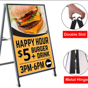 A-Frame Sign with Both (2) Prints!